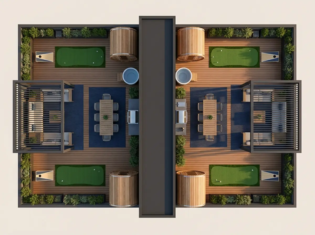 Rooftop layout